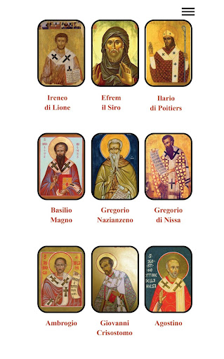 Android application Le preghiere dei santi screenshort