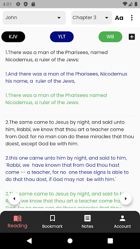 Android application Bible App Multilingual screenshort