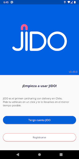 Android application JIDO screenshort