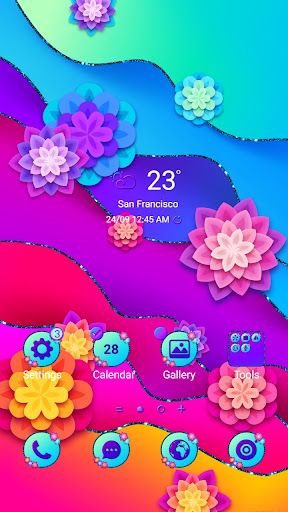 Android application Abstract Rainbow - Wallpaper screenshort