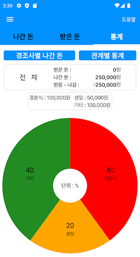 간편한 경조사 관리 Screen 3