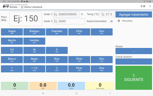 Livestock Analytics - Starter Screen 2