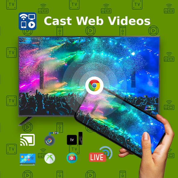 Cast to TV+ Chromecast Roku TV 12.170 APK + Mod (Unlocked / Pro) for Android