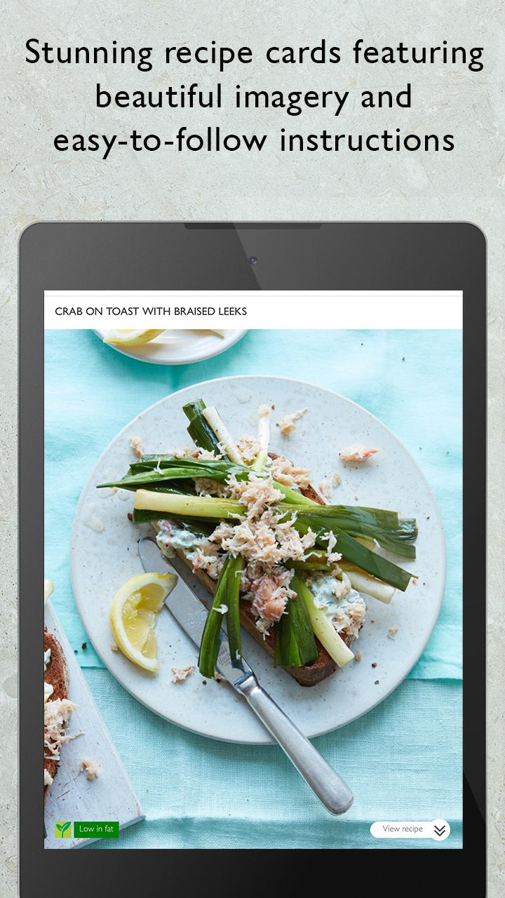 Android application Waitrose Food screenshort