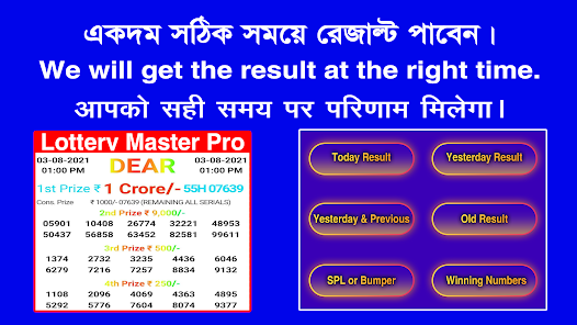 Lottery Master Pro - Today Dear Lottery Result  screenshots 12