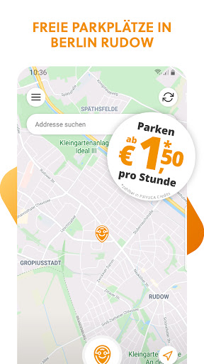 PAYUCA - Parken in Berlin mit kostenloser App 3.0.32 screenshots 1