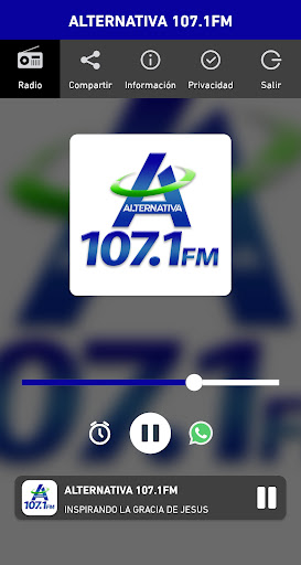 Android application ALTERNATIVA 107.1FM screenshort