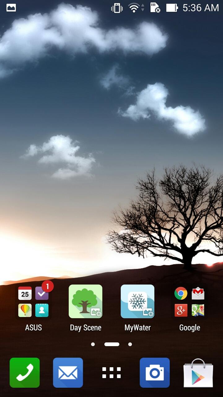 Android application ASUS DayScene - Live wallpaper screenshort