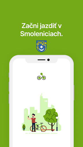 Android application Zelený bicykel Smolenice screenshort