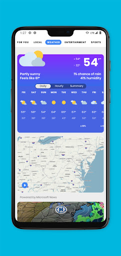 NewsPop Local & Weather Screen 2