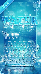 Live Water Keyboard Theme