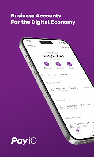 Android application Pay iO screenshort