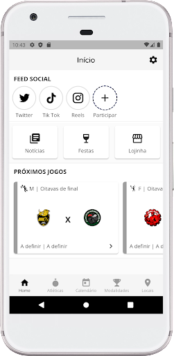 Android application Engenharíadas PR 2023 screenshort