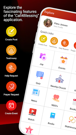 Call4Blessing - Beta Version Screen 3