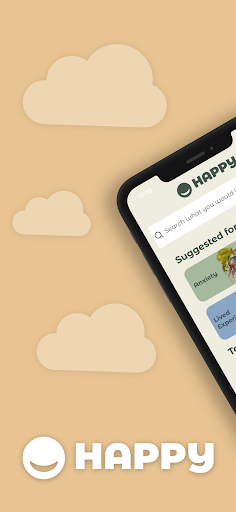 Android application Happy: Anxiety Advice screenshort