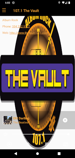 Android application 107.1 The Vault screenshort