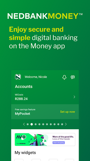 Screenshot of Nedbank Money