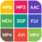 video converter to mp3 and mp4 hd avi,3gp,avi,mkv icon