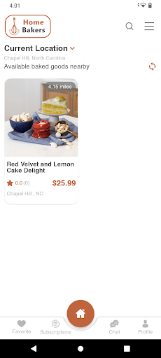 Home Bakers Screen 3