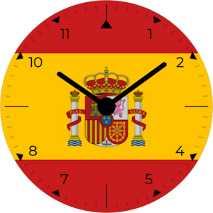 Spain Analog Watch Face