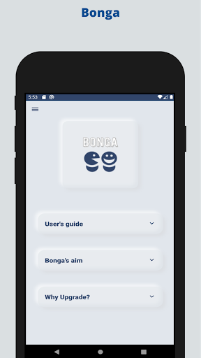 Android application Bonga for the Deaf screenshort