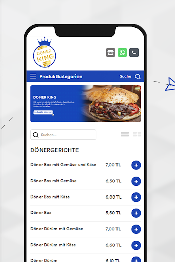 Android application Döner King Hannover screenshort