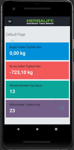 Android application Herbalife Distributor Tracking screenshort