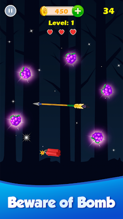 Game screenshot Fruit Pin -Hit, Splash & Blast hack