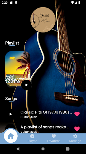 Android application Guitar Music screenshort