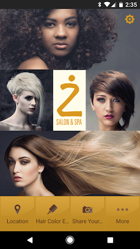 Android application Z Salon & Spa screenshort