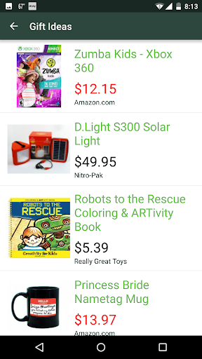 NotifyPrice Screen 2