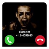 Scary Girl Scream Call Prank icon
