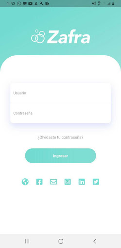 Android application Zafra Facturación screenshort