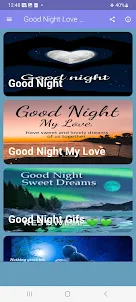 Good night love images