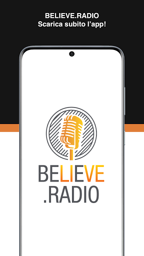 Android application Believe.radio screenshort