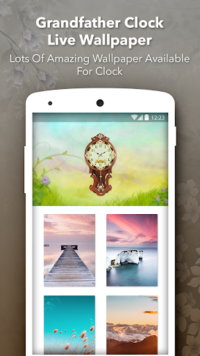 Grandfather Clock Live Wallpap Screen 2