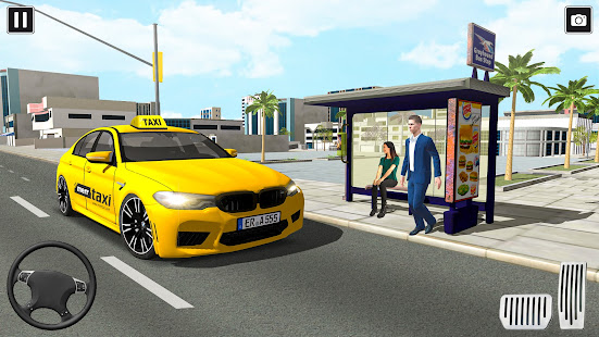 Taxi Crazy Driver Simulator 3D apktram screenshots 20