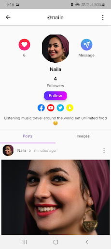 Snapzter - Local Social App Screen 3