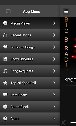 Android application Big B Radio - Kpop Jpop Cpop screenshort