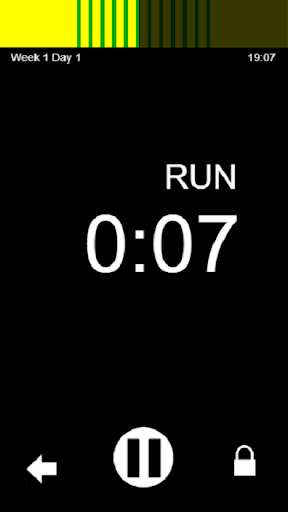 Android application Run 0 to 5K in 16 Weeks screenshort