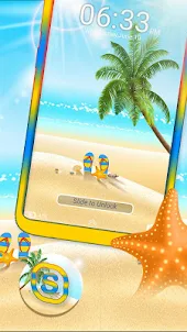 Summer Beach Launcher Theme
