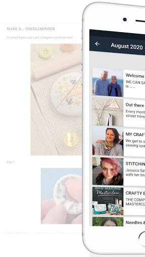 Screenshot of CrossStitcher Magazine
