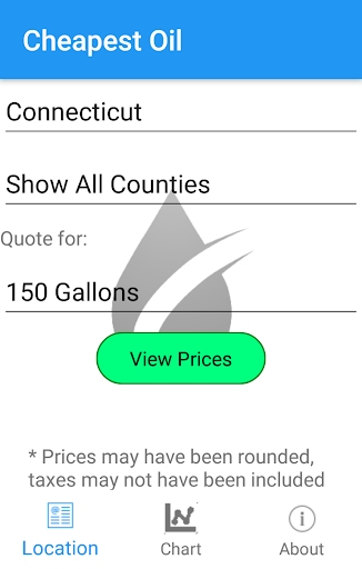 Android application Cheapest Oil US screenshort