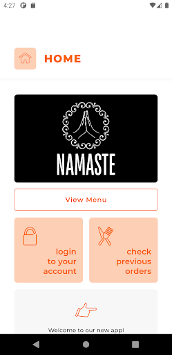 Android application Namaste DL16 screenshort
