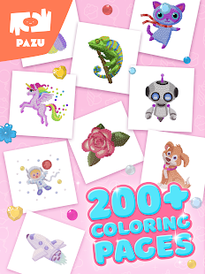 Pixel coloring games for kids Screenshot