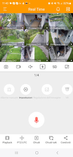 Android application IoVedo.RK for DSE cameras/NVR screenshort