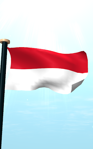 Monaco Flag 3D Live Wallpaper