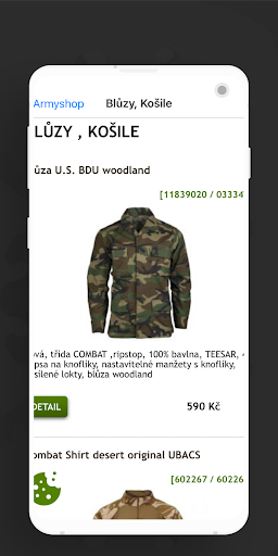 Armyshop Screen 3