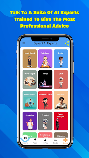 Android application Gyaani AI - Expert Chat Bot screenshort
