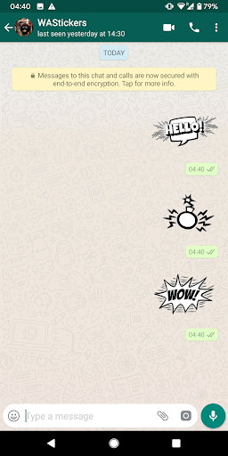 WAStickerApps English Text Sti